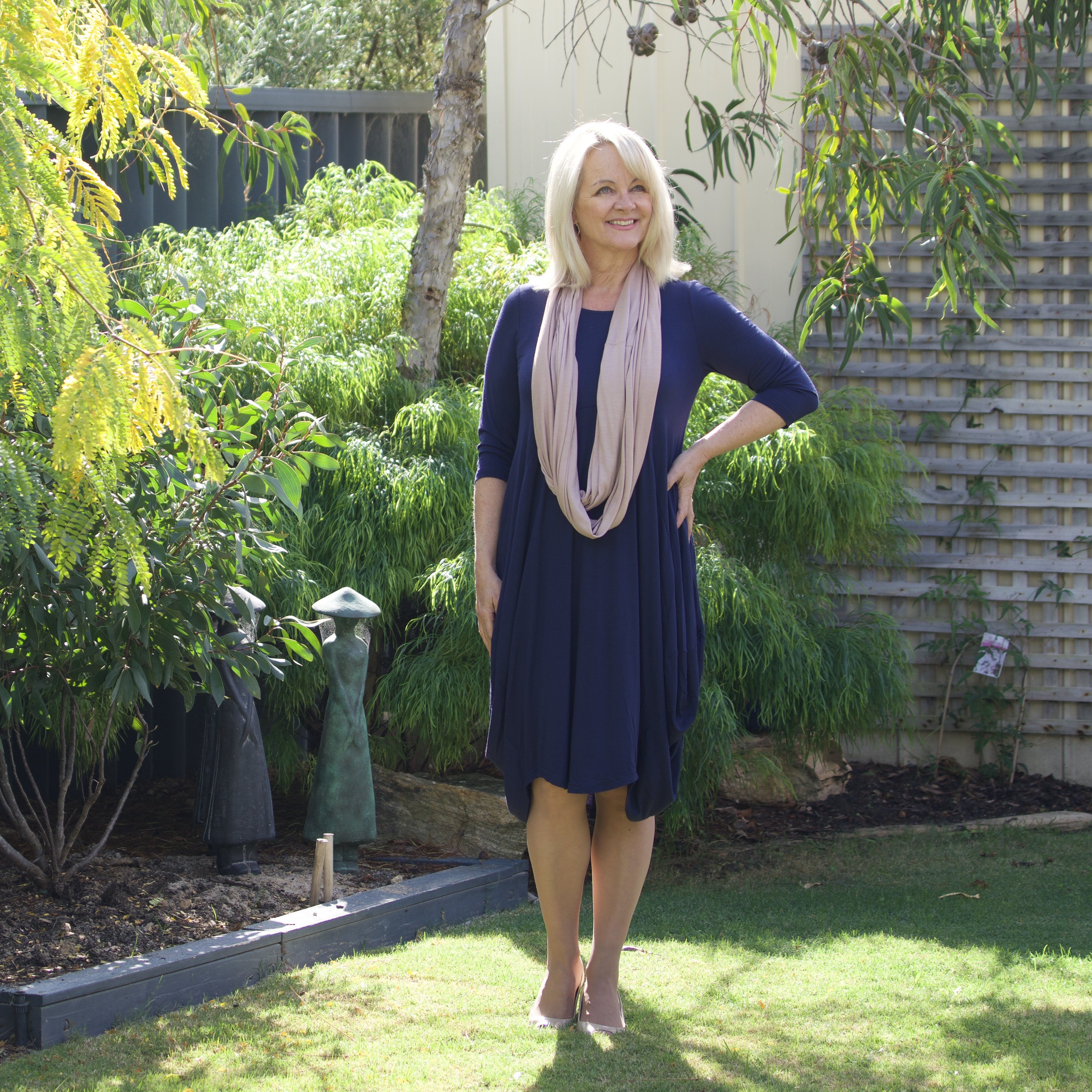 Tunic dress with outlet jeans