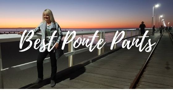 How to wear Ponte Pants and look a Million Dollars - Lifestyle Fifty