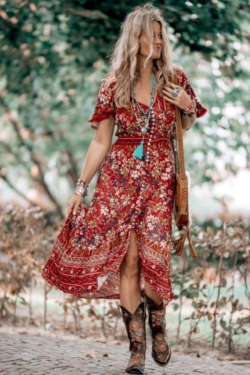 Country western outlet maxi dresses